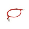 LANBERG PATCHCORD UTP CAT.5E 0.5M RED PCU5-10CC-0050-S