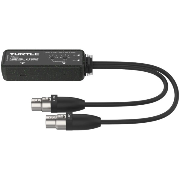 Turtle 2CH Analog XLR Input Dante ...