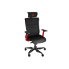 Genesis Ergonomic Chair Astat 700 Base material Aluminum; Castors material: Nylon with CareGlide coating | 700 | Black/Red