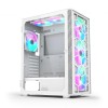 Case|MONTECH|X3 Glass|MidiTower|Case product features Transparent panel|Not included|ATX|MicroATX|MiniITX|Colour White|X3GLASS(W)