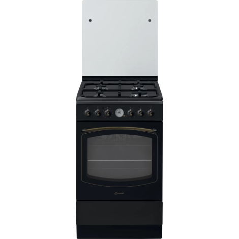 INDESIT Cooker | IS5G8MHA/E/1 | Hob type Gas | Oven type  Electric | Anthracite | Width 50 cm | Grilling | Depth 60 cm | 60 L