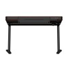 Tuckano Electric height adjustable desk ET119W-C Black/Walnut