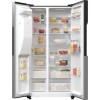 Gorenje NRR9185ESXL side-by-side refrigerator Freestanding 550 L E Silver