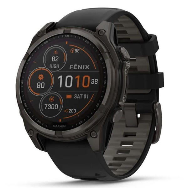 SMARTWATCH FENIX 8 SAPP. SOLAR/BLACK/GRAY 010-02907-11 ...