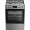 BEKO Cooker | FBMA61330GXDT | Hob type Gas | Oven type Electric | Stainless Steel | Width 60 cm | Grilling | LED | Depth 60 cm | 72 L