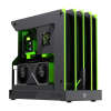 Gamemax Case | BLADE CONCEPT | Black | ATX | Power supply included No