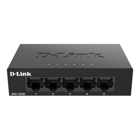 D-Link | Ethernet Switch | DGS-105GL/E | Unmanaged | Desktop | Gigabit Ethernet (copper) ports quantity 5 | 60 month(s)