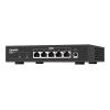 QNAP | 5 port 2.5Gbps Auto Negotiation (2.5G/1G/100M) | QSW-1105-5T | Unmanaged | Desktop | Gigabit Ethernet (copper) ports quantity 5