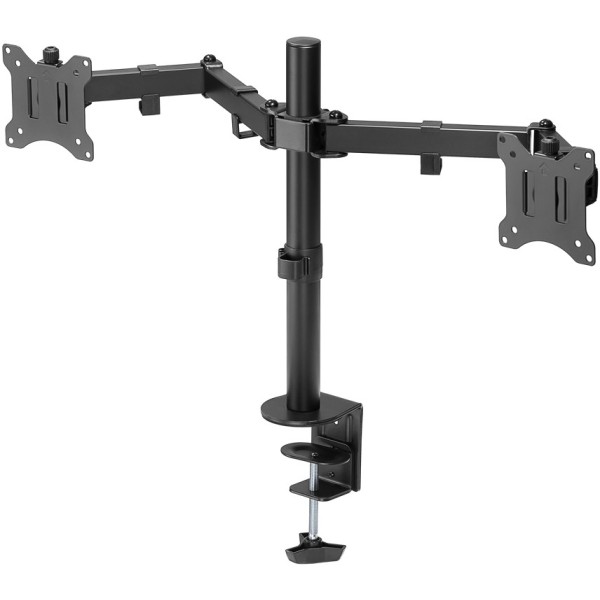 Goobay Dual Monitor Mount Flex, Black