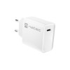 NATEC NETWORK CHARGER RIBERA USB-C 20W PD WHITE