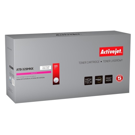 Activejet ATB-328MNX Toner Cartridge for Brother Printer, Compatible with Brother TN-328M;  Supreme;  6000 pages;  magenta