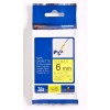 Brother | TZe-FX611 Flexible ID Laminated Tape | Black on Yellow | TZe | 8 m | 6 cm