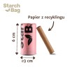 STARCHBAG BIO compostable poop bags lilac – 8x15 pcs