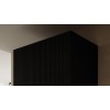 Wardrobe PAFOS 2D BASE 90x55.5x45 Black matt