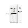 Fixed | Voyager 85W travel adapter for EU, UK and USA/AUS, with 4xUSB-C and 1xUSB output | Adapter