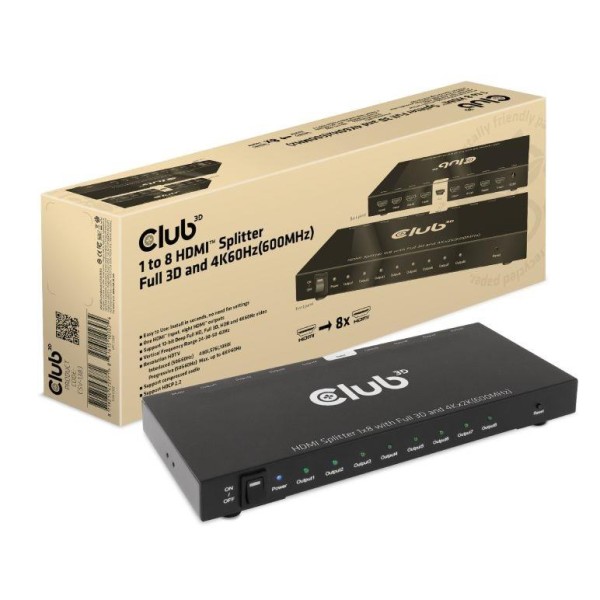 I/O VIDEO SPLITTER HDMI 8PORT/3D 4K ...