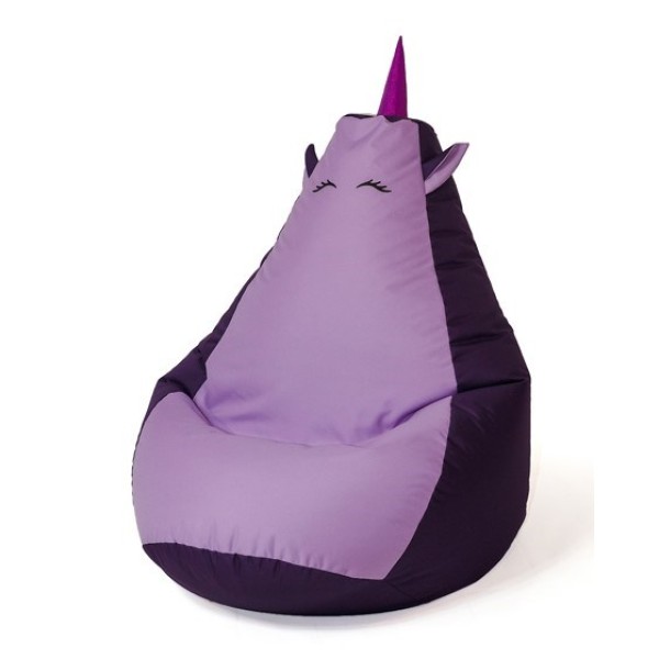 Sako bag pouffe Unicorn purple-light purple ...