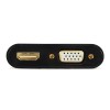 Gembird A-VGA-HDMI-02 video cable adapter 0.15 m HDMI + VGA (D-Sub) VGA (D-Sub) Black