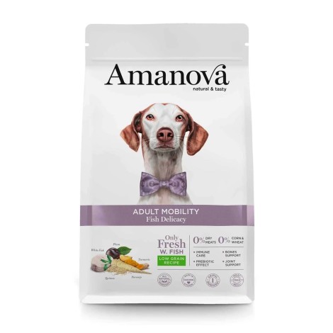 AMANOVA Adult Mobility Fish Delicacy - dry dog food - 2kg