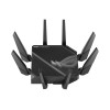 Wifi 6 802.11ax Quad-band Gigabit Gaming Router | ROG GT-AXE16000 Rapture | 802.11ax | 1148+4804+4804+48004 Mbit/s | 10/100/1000 Mbit/s | Ethernet LAN (RJ-45) ports 4 | Mesh Support Yes | MU-MiMO Yes | No mobile broadband | Antenna type External/Internal 