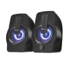 Speaker|TRUST|Gemi RGB|P.M.P.O. 12 Watts|1xAudio-In|Black|22948