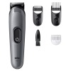 Braun 4-in-1 Grooming Kit | All-in-One Series 3 AIO3500 | Cordless | Number of length steps 14 | Black