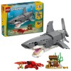 LEGO CREATOR 3 IN 1 31381 Fierce Shark with a Treasure Chest