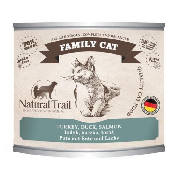 NATURAL TRAIL Family Cat Turkey, duck, ...