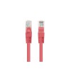 PATCHCORD KAT.6 FTP 0.5M CZERWONY FLUKE PASSED LANBERG 10-PACK