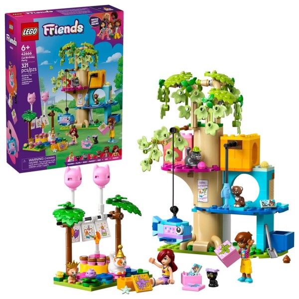 LEGO FRIENDS 42666 Cat Birthday Party ...