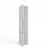 Topeshop S30 BIEL bathroom storage cabinet White