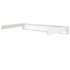 Leifheit 83100 laundry drying rack/line Wall-mounted rack White