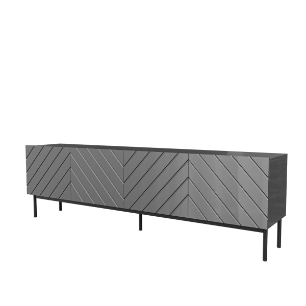 ABETO RTV cabinet on black steel ...