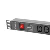 LANBERG POWER STRIP PDU RACK (1U, 16A, 8X IEC C13)