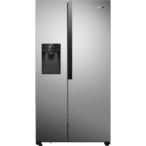 Gorenje NRS9EVX side-by-side refrigerator Freestanding 562 L E Stainless steel