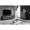 Cama TV stand REJA graphite grey gloss/graphite grey gloss