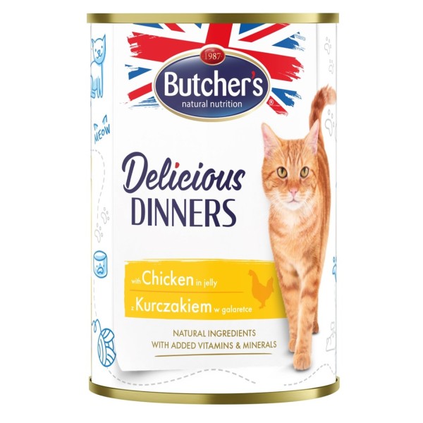 BUTCHER'S Delicious Dinners Chicken Jellied Pieces ...