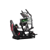 Next Level Racing | Aluminum | Racing Simulator Cockpit | GTElite Front and Side Mount Edition | Black