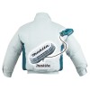 Makita | Cordless Ventilated Jacket, White, L