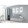 Cama Glass-case VIGO '180' 180/40/30 grey/grey gloss