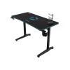 Onex | Gaming Desk w/Cup holder, headset hook, Gamepad holder, Full coverage mouse pad | GD1200H | Black