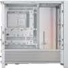 Corsair PC Case | Frame 4000D RS ARGB Modular | White | Mid-Tower | Power supply included No