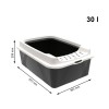 ROTHO Bonnie Eco Black - cat litter box