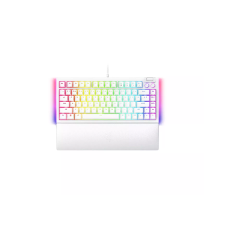 Razer | BlackWidow V4 75% | White | Gaming keyboard | Wired | US | Mechanical Switches