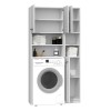 Topeshop ZESTAW MARPOL BIEL bathroom storage cabinet White