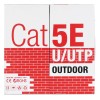 Q-LANTEC KIU5OUTS305Q networking cable 305 m Cat5e U/UTP (UTP) Black