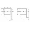 Refrigerator-freezer combination Bosch Series 4 KGN497ICT 440 l C Stainless steel