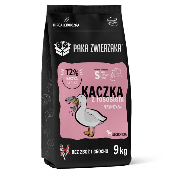 PAKA ZWIERZAKA Puppy Duck with salmon ...