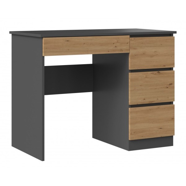 Desk MIJAS RIGHT 98x51x76 cm Anthracite/Artisan