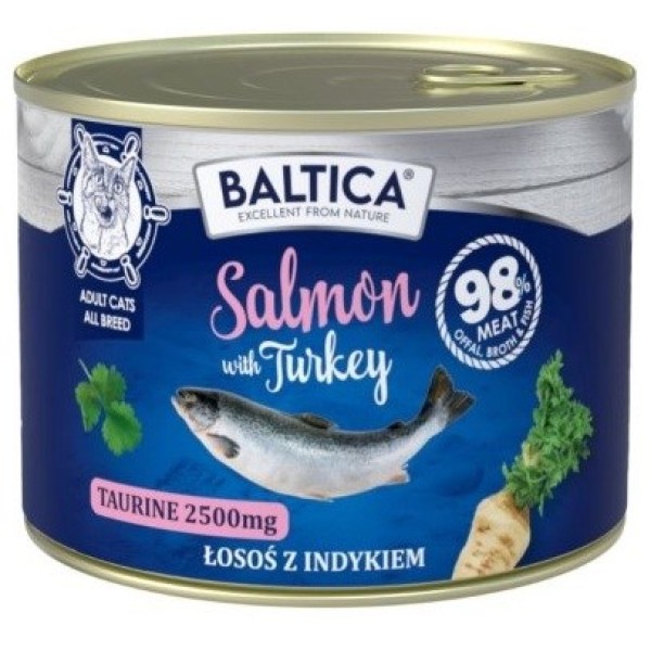 BALTICA EXCELLENT Karma mokra kot Salmon ...